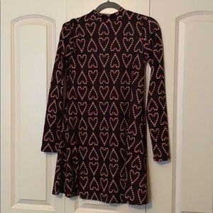 Candy cane heart dress
